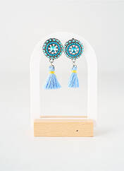 Boucles d’oreilles bleu TATA GISELE pour femme seconde vue