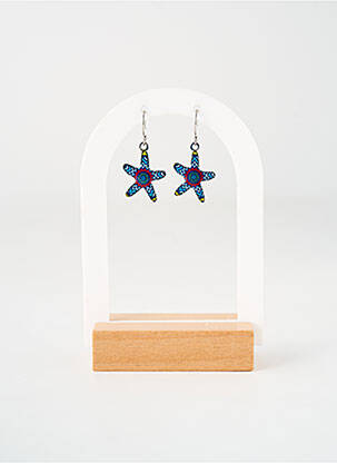 Boucles d’oreilles bleu TATA GISELE pour femme