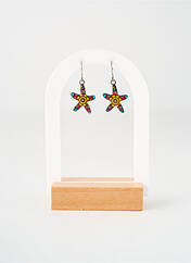 Boucles d’oreilles bleu TATA GISELE pour femme seconde vue