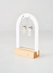 Boucles d’oreilles argent TATA GISELE pour femme seconde vue