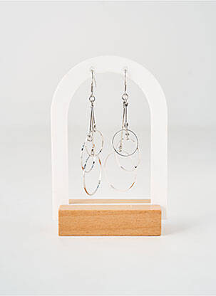 Boucles d’oreilles argent TATA GISELE pour femme