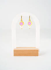 Boucles d’oreilles jaune TATA GISELE pour femme seconde vue