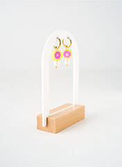 Boucles d’oreilles jaune TATA GISELE pour femme seconde vue