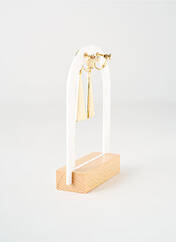 Boucles d’oreilles marron TATA GISELE pour femme seconde vue