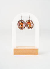 Boucles d’oreilles orange TATA GISELE pour femme seconde vue
