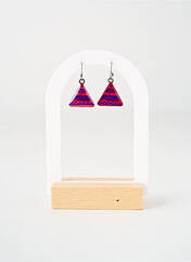 Boucles d’oreilles rose TATA GISELE pour femme seconde vue