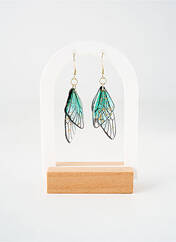 Boucles d’oreilles vert TATA GISELE pour femme seconde vue