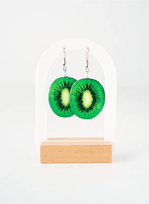 Boucles d’oreilles vert TATA GISELE femme