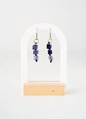 Boucles d’oreilles violet TATA GISELE pour femme seconde vue