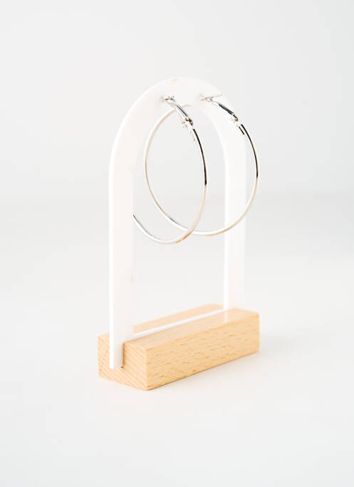 Boucles d’oreilles matériaux métal argent TATA GISELE femme