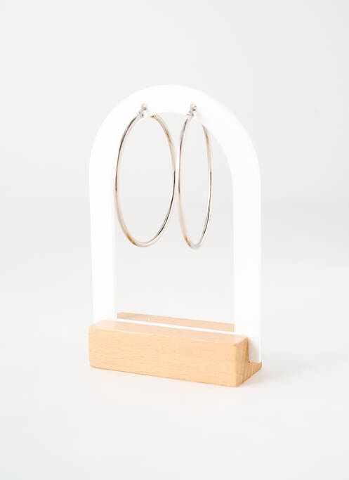 Boucles d’oreilles matériaux métal argent TATA GISELE femme