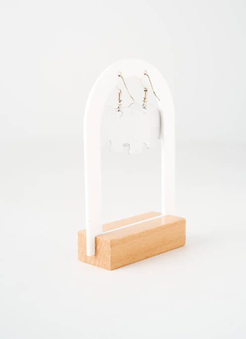 Boucles d’oreilles matériaux métal argent TATA GISELE femme