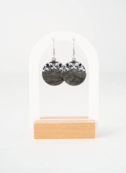 Boucles d’oreilles matériaux métal argent TATA GISELE femme