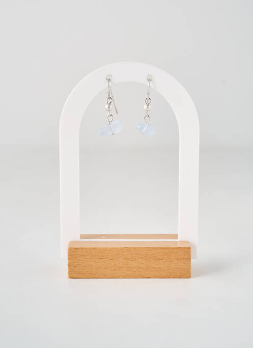 Boucles d’oreilles matériaux métal argent TATA GISELE femme