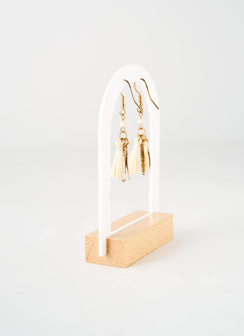 Boucles d’oreilles ornement breloque / pampille or TATA GISELE femme