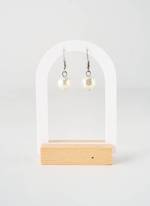 Boucles d’oreilles matériaux métal argent TATA GISELE femme