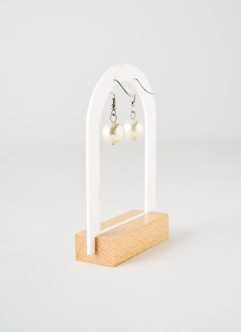 Boucles d’oreilles matériaux métal argent TATA GISELE femme