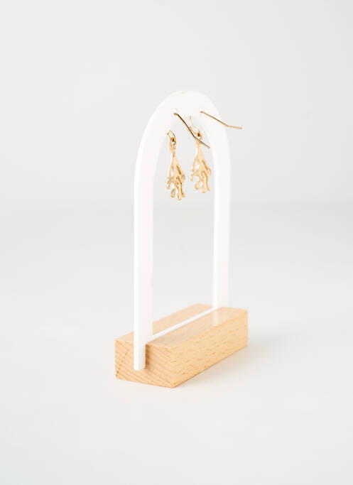 Boucles d’oreilles matériaux métal or TATA GISELE femme