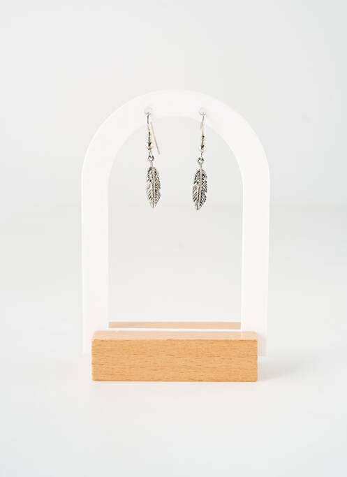 Boucles d’oreilles matériaux métal argent TATA GISELE femme