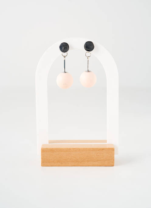 Boucles d’oreilles beige TATA GISELE pour femme