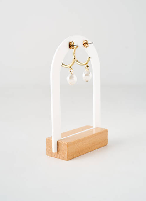 Boucles d’oreilles blanc TATA GISELE pour femme