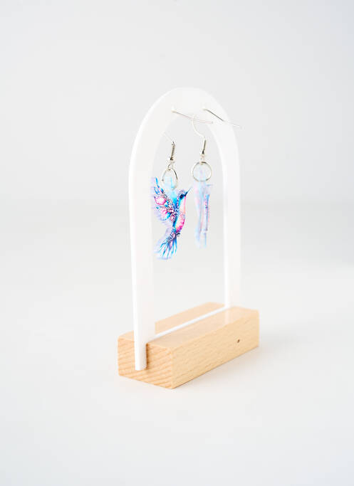 Boucles d’oreilles bleu TATA GISELE pour femme