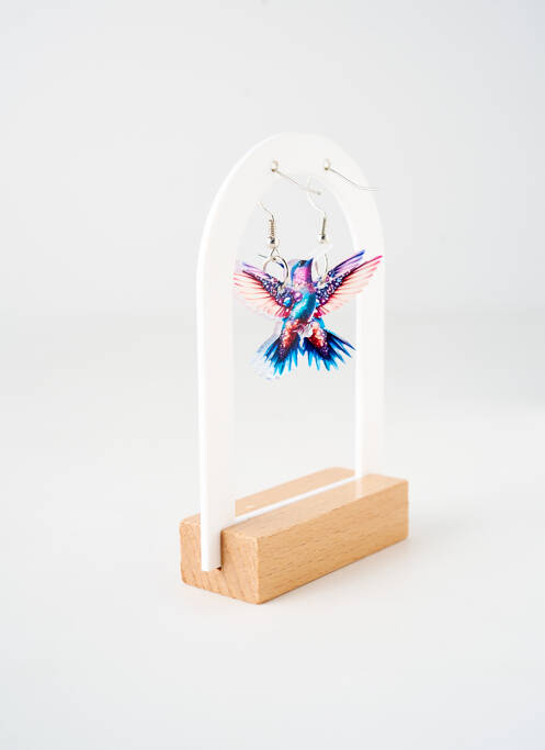 Boucles d’oreilles bleu TATA GISELE pour femme