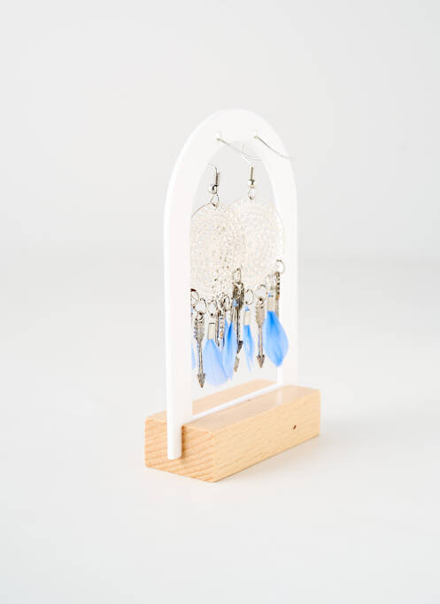 Boucles d’oreilles bleu TATA GISELE pour femme