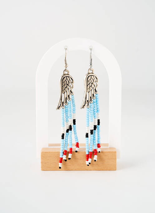 Boucles d’oreilles bleu TATA GISELE pour femme