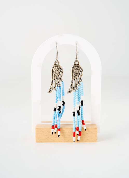 Boucles d’oreilles bleu TATA GISELE pour femme