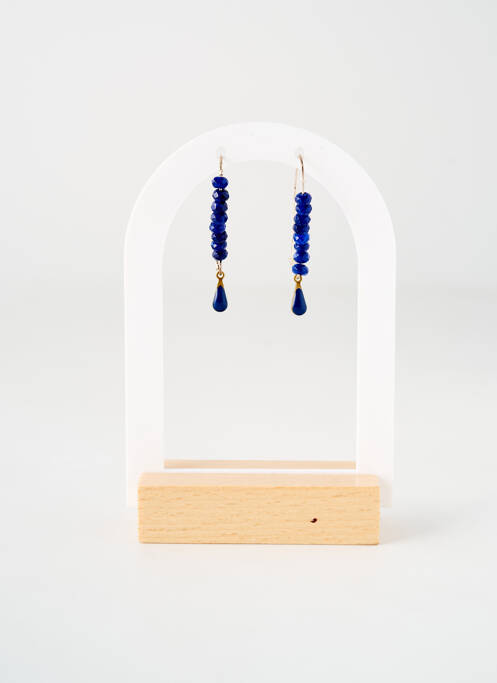 Boucles d’oreilles bleu TATA GISELE pour femme
