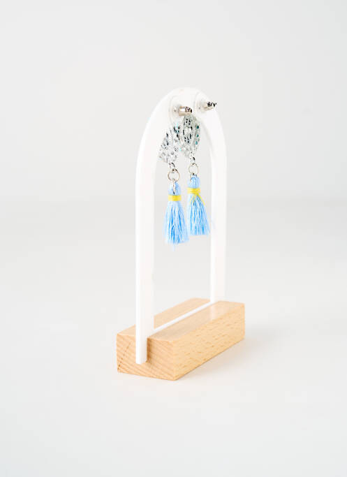 Boucles d’oreilles bleu TATA GISELE pour femme