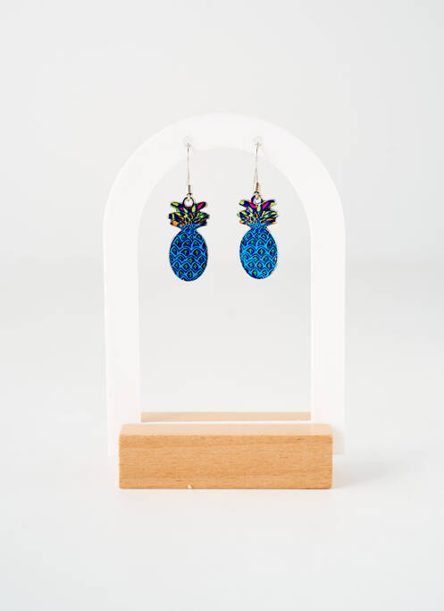 Boucles d’oreilles bleu TATA GISELE pour femme