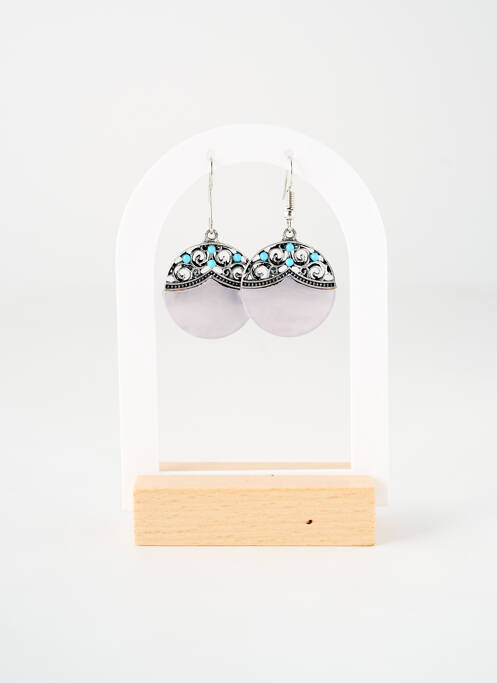 Boucles d’oreilles argent TATA GISELE pour femme