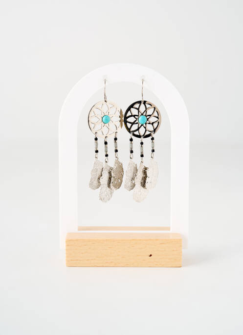 Boucles d’oreilles argent TATA GISELE pour femme