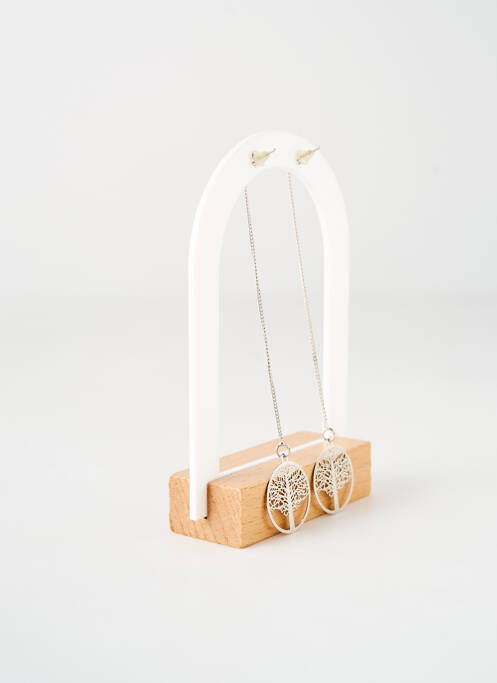 Boucles d’oreilles argent TATA GISELE pour femme