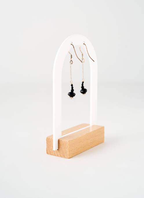 Boucles d’oreilles noir TATA GISELE pour femme