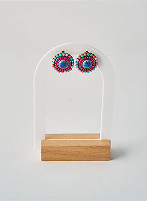 Boucles d’oreilles bleu TATA GISELE femme