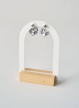 Boucles d’oreilles noir TATA GISELE femme