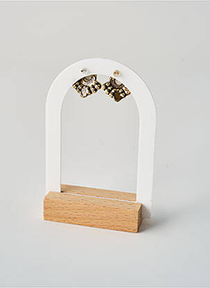 Boucles d’oreilles noir TATA GISELE femme