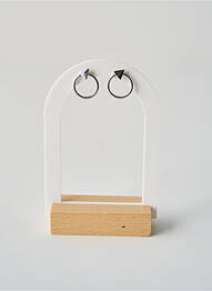 Boucles d’oreilles argent TATA GISELE femme