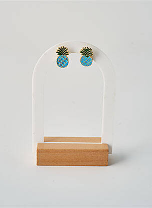 Boucles d’oreilles bleu TATA GISELE femme