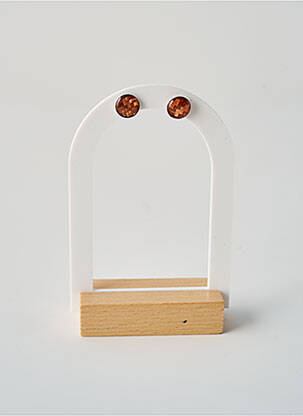 Boucles d’oreilles orange TATA GISELE femme