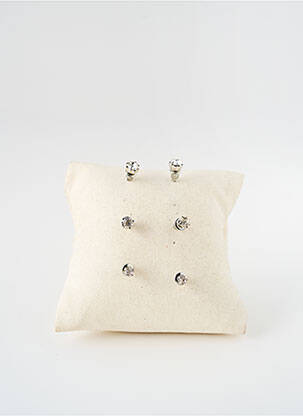 Boucles d’oreilles argent TATA GISELE femme
