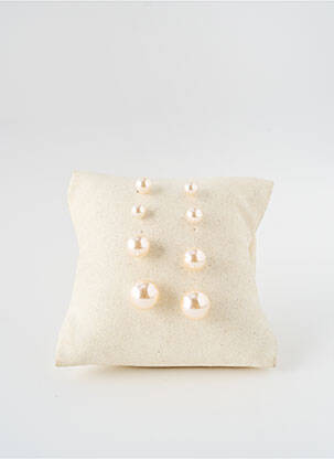 Boucles d’oreilles beige TATA GISELE pour femme