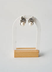 Boucles d’oreilles blanc TATA GISELE pour femme seconde vue