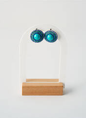 Boucles d’oreilles bleu TATA GISELE pour femme seconde vue