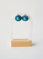 Boucles d’oreilles bleu TATA GISELE pour femme seconde vue