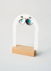 Boucles d’oreilles bleu TATA GISELE pour femme seconde vue