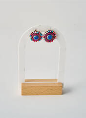 Boucles d’oreilles bleu TATA GISELE pour femme seconde vue